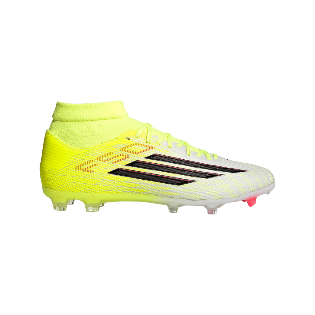 adidas F50 League Mid Cut FG MG Firm Ground Multi Ground Mens Soccer Cleats Yellow Black