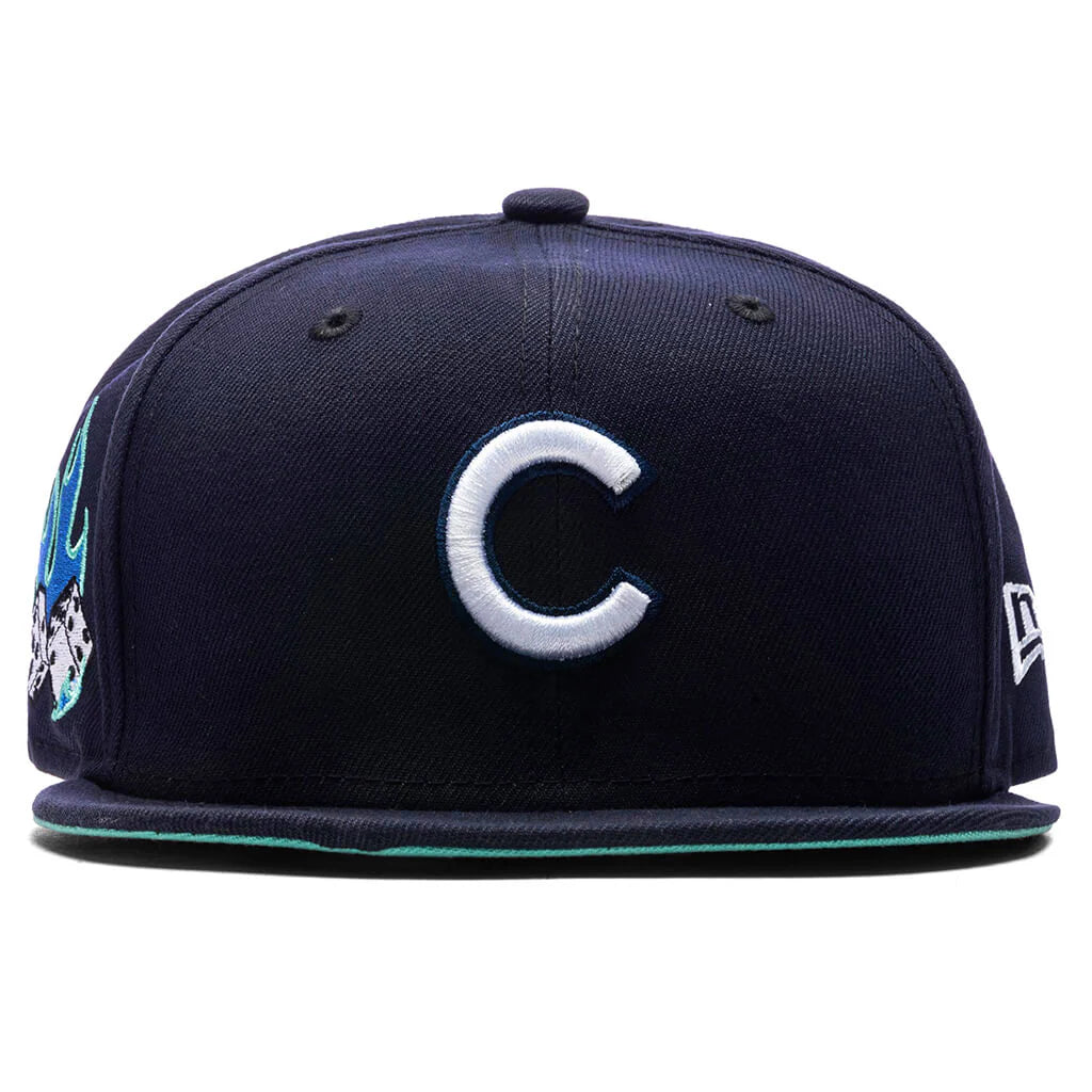 Feature x New Era Flaming Dice 59FIFTY Fitted Chicago Cubs