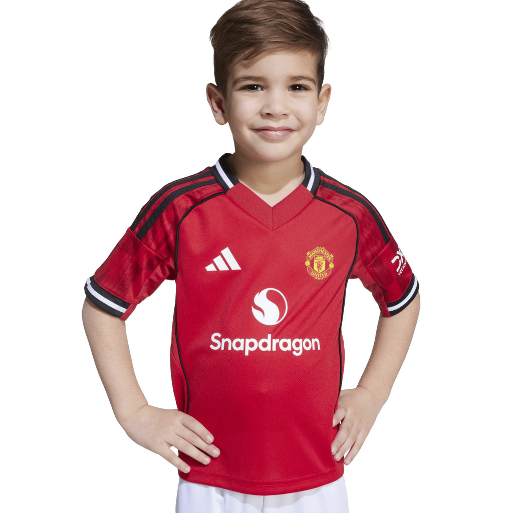 adidas Manchester United Home Mini Kit Kids 25 26 Red