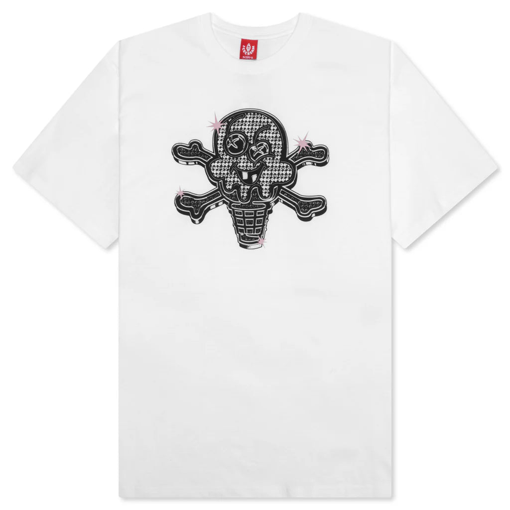 Cart S S Tee White