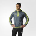 adidas Tiro 15 Hoody Dark Grey Yellow
