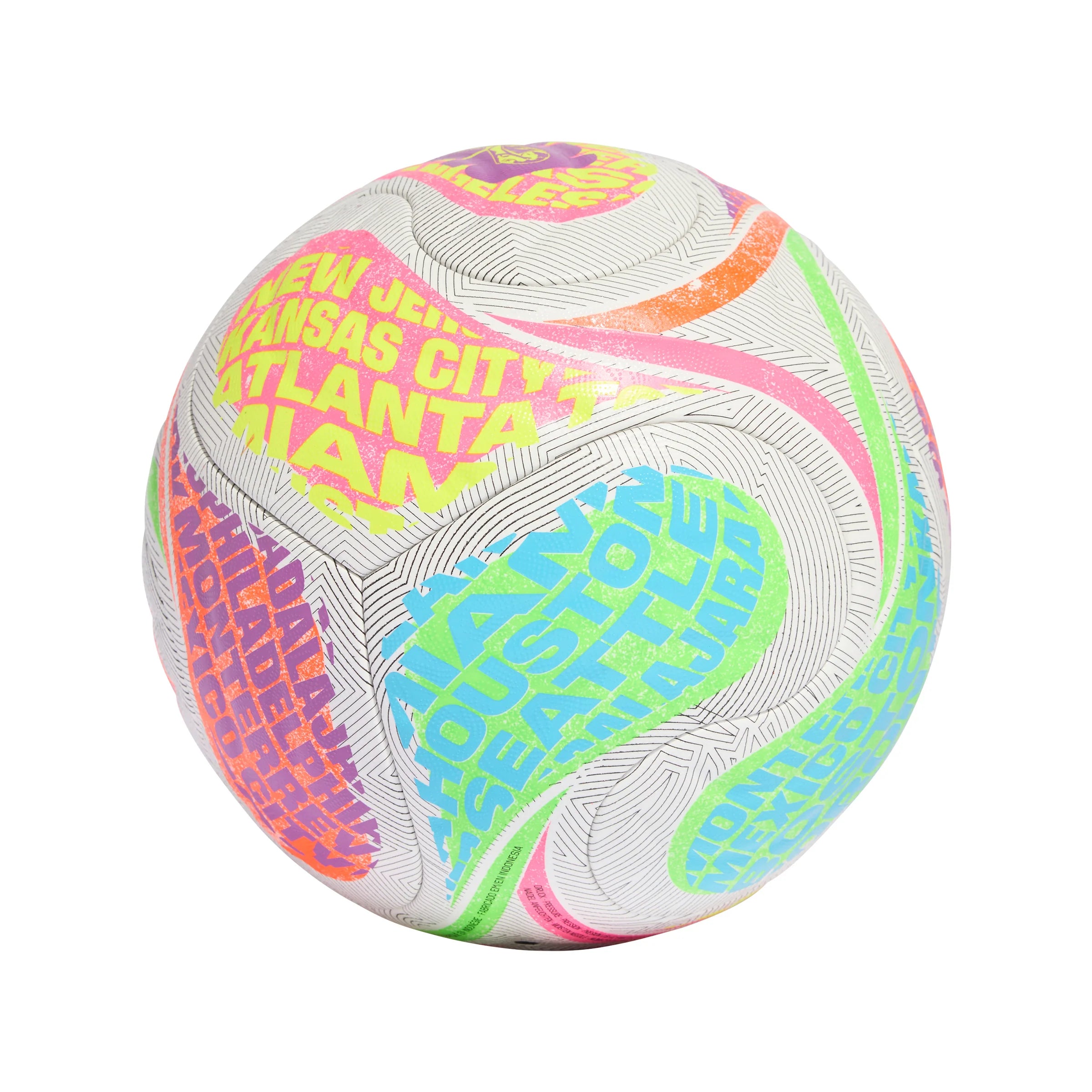 adidas FIFA World Cup 26 Trionda Competition City Soccer Ball White Cyan Orange