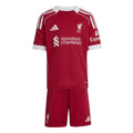 adidas Liverpool FC Home Mini Kit Youth Soccer 25 26 Red