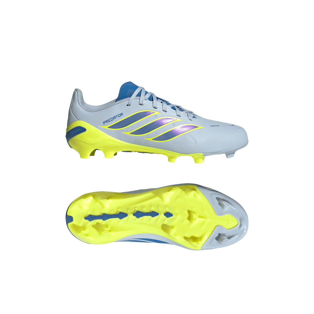 adidas Predator League FG Firm Ground Youth Soccer Cleats Sky Blue Yellow