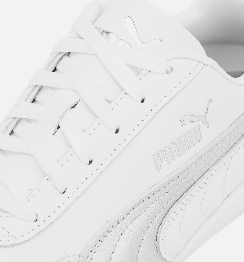 Speedcat Leather Womens Lifestyle Shoe White Silver