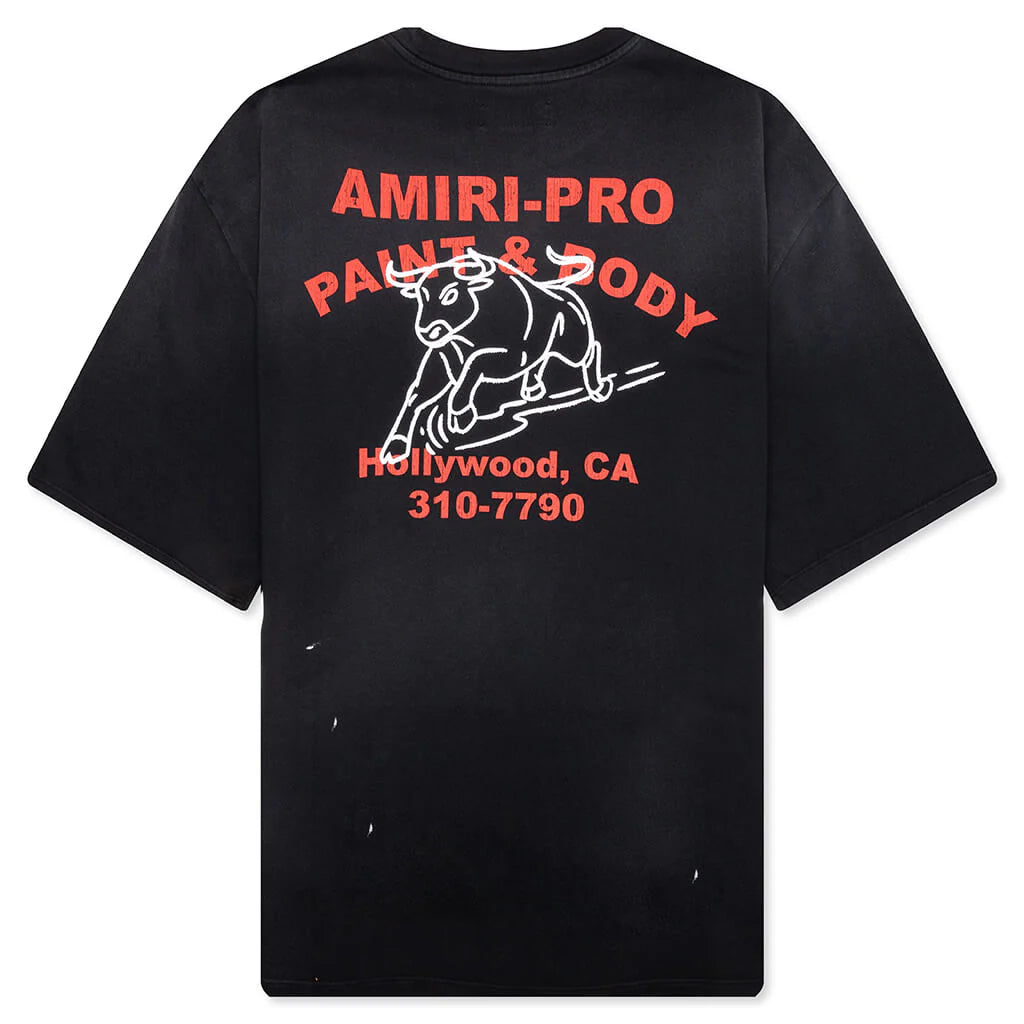 Amiri Bull Oversized Tee Black
