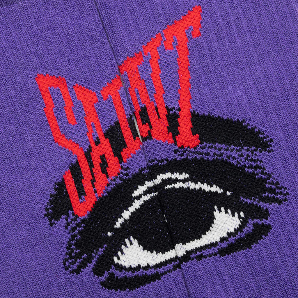 Eye Socks Purple