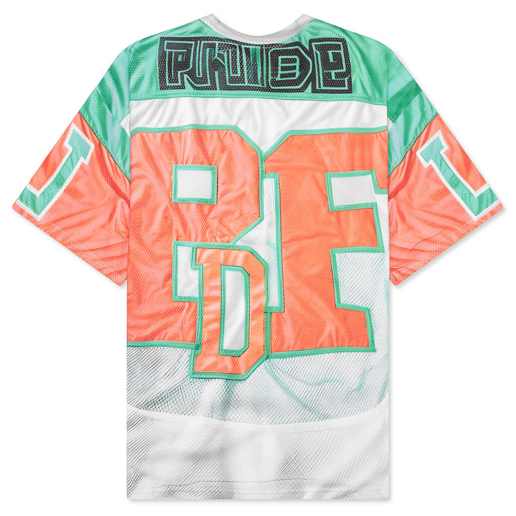 Football 17 Tee Green Print