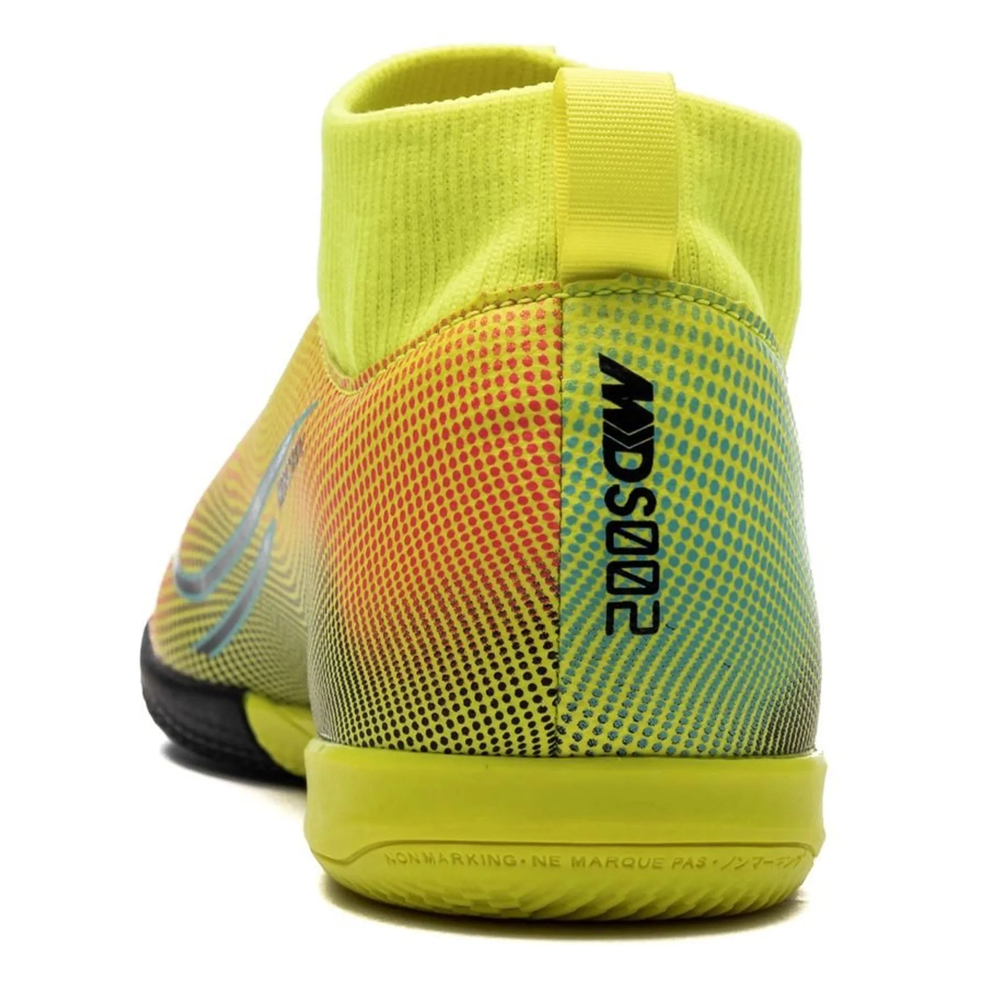 Nike JR Superfly 7 Academy IC Indoor Soccer Shoes Lemon Venom Black Aurora Green