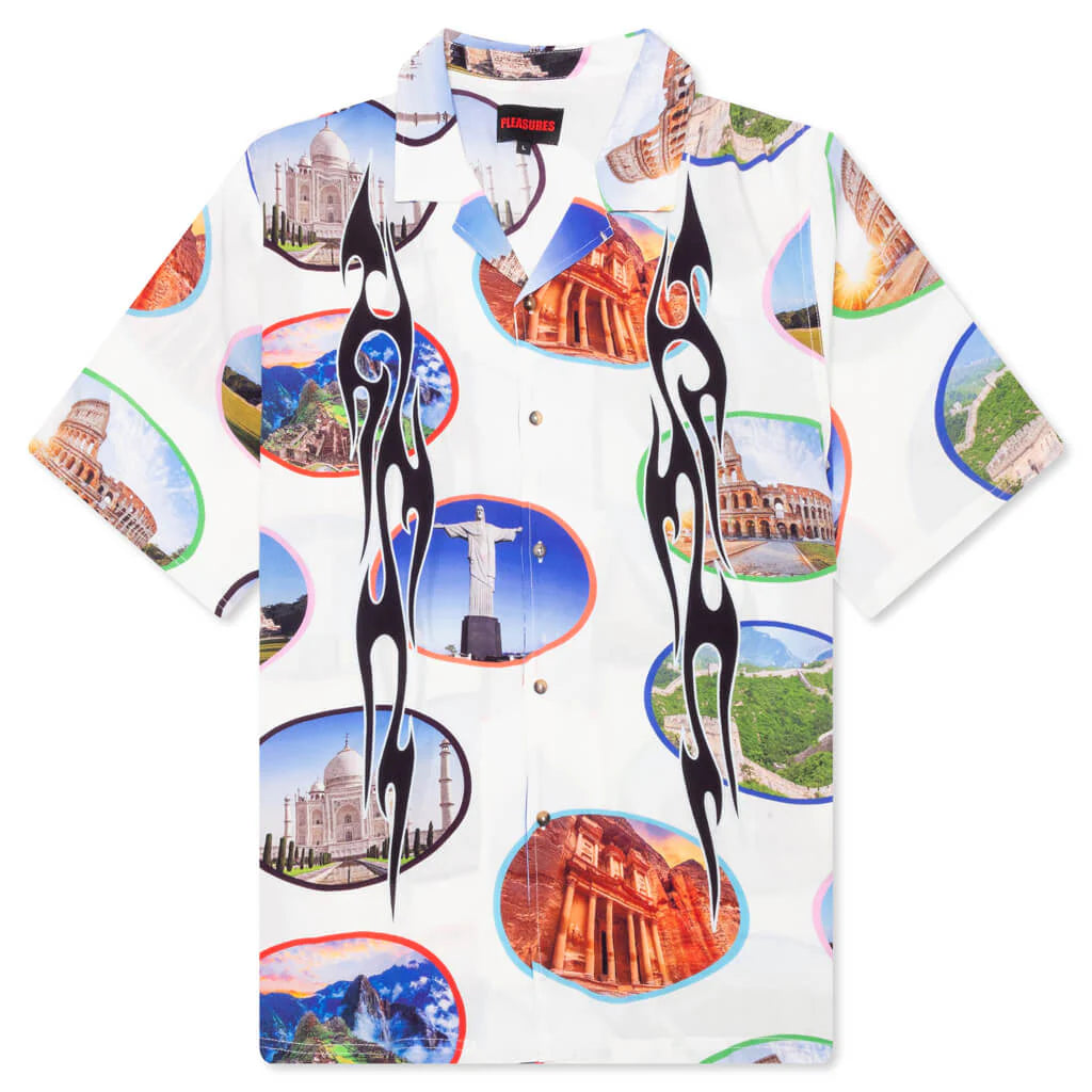 7 Wonder Camp Shirt White