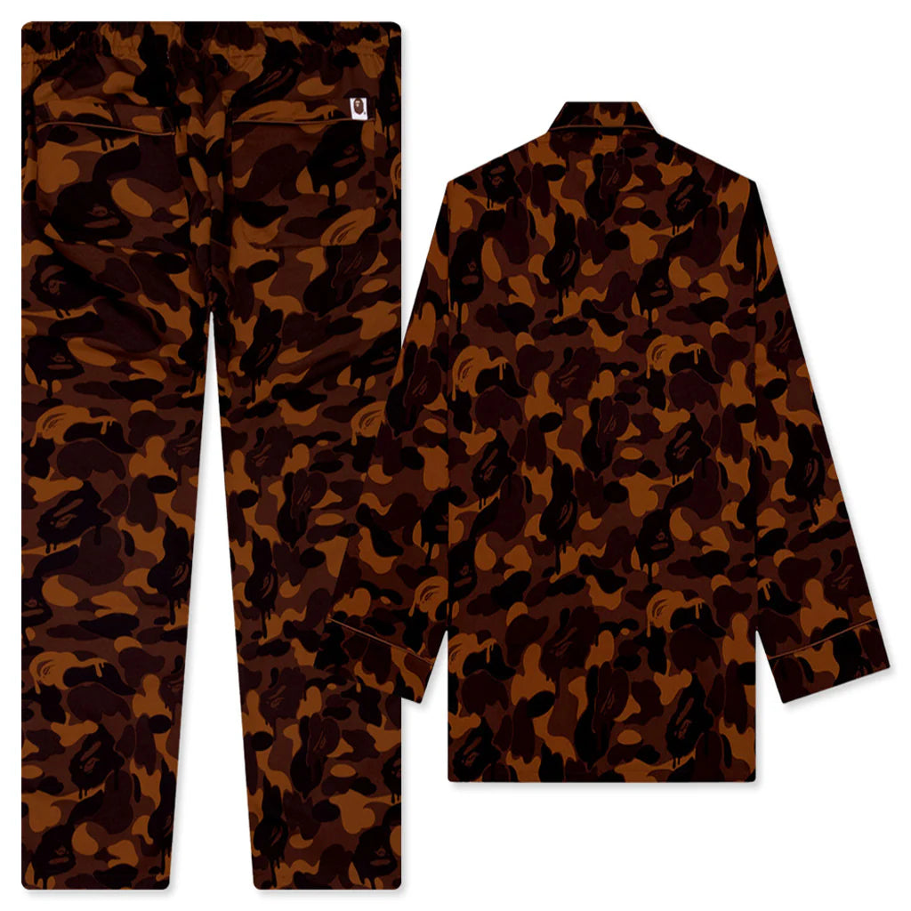 Valentine Chocolate Camo Pajamas Brown