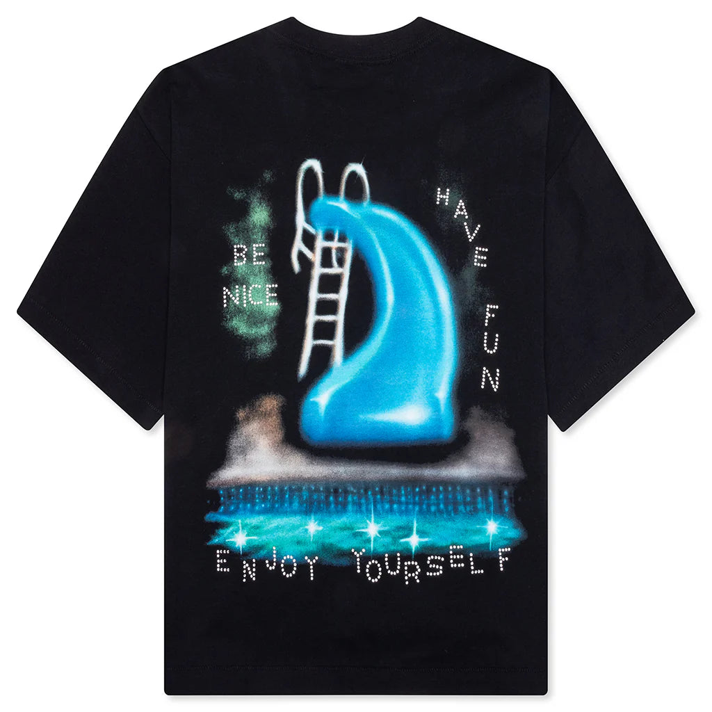 Have Fun Be Nice Tee Black