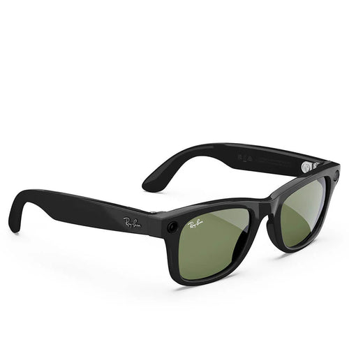 Meta Wayfarer Shiny Black G 15 Green