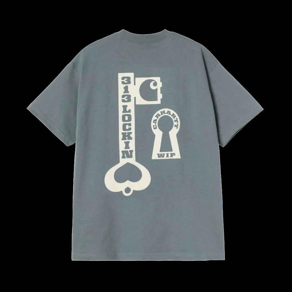 Carhartt WIP Locked T Shirt Cozy Blue
