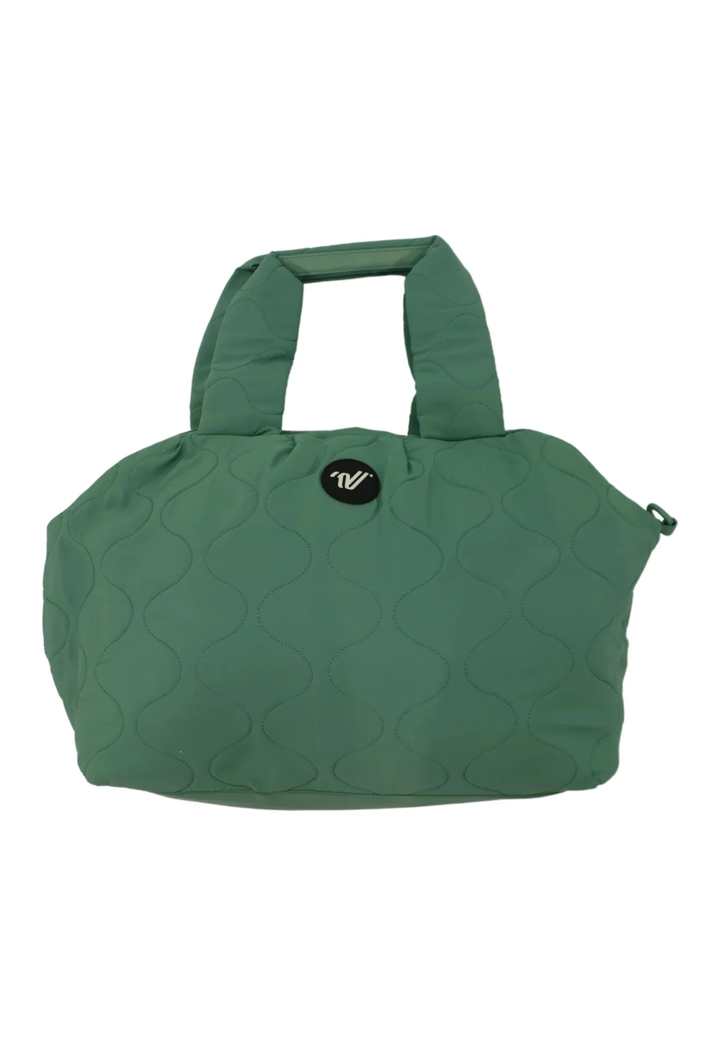 Varsity Teal Quilted Tote Bag