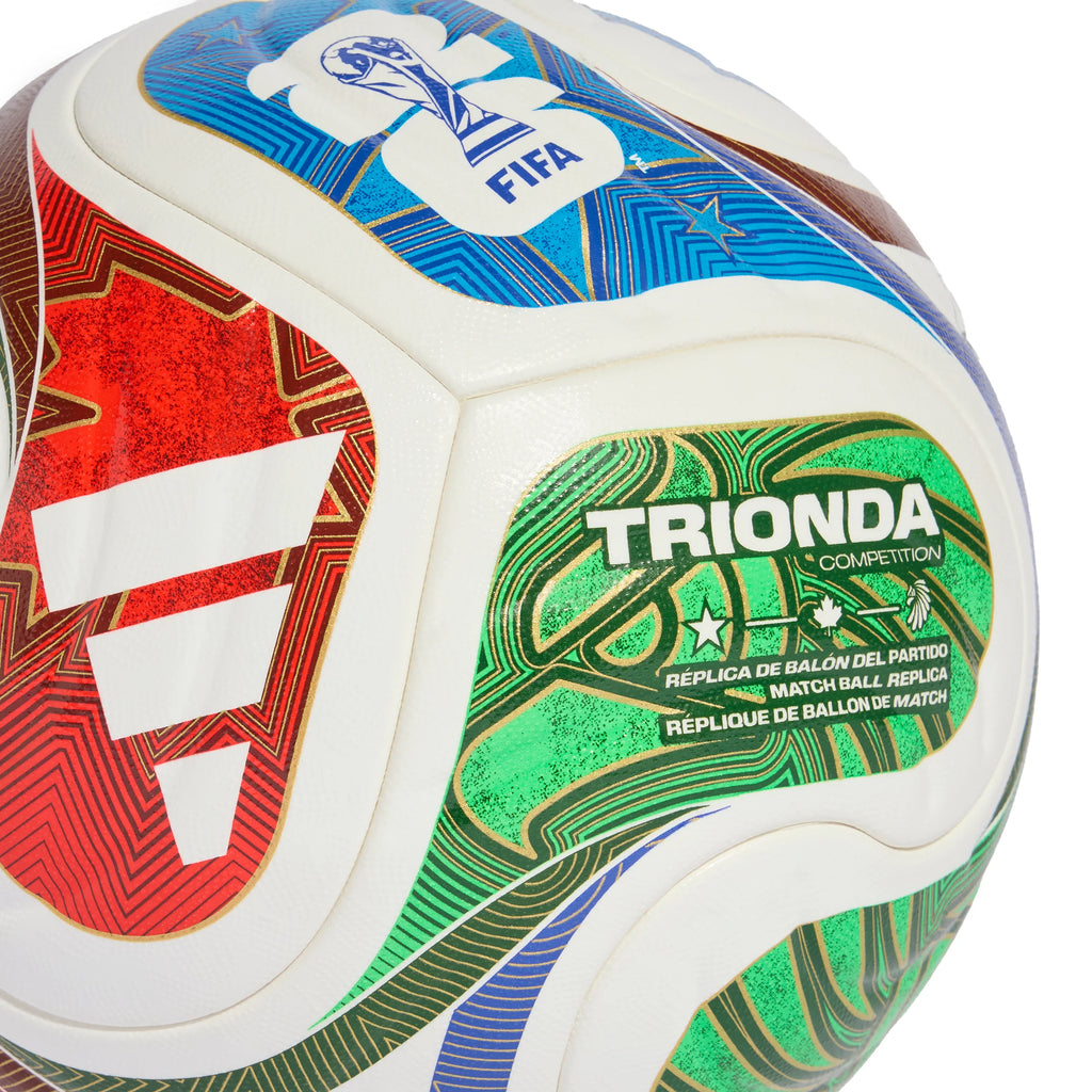 adidas FIFA World Cup 26 Trionda Competition Soccer Ball White Blue Red