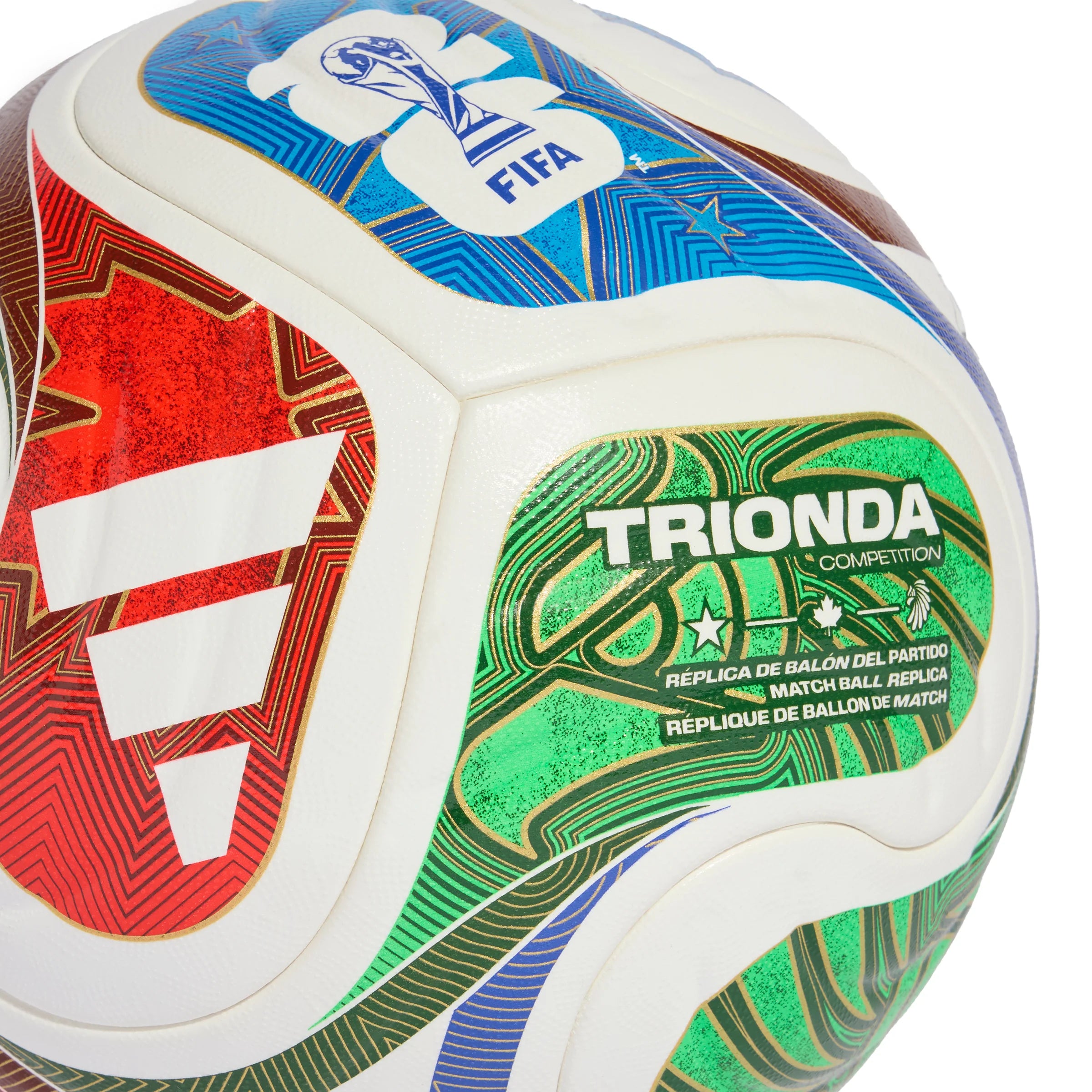 adidas FIFA World Cup 26 Trionda Competition Soccer Ball White Blue Red
