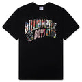 Curve Collage S S Tee Black