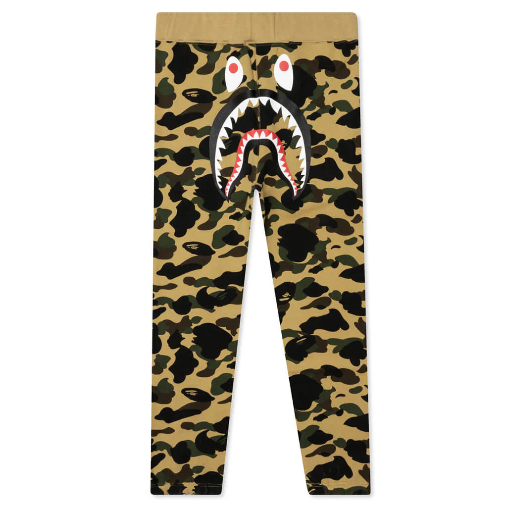 1st Camo Wide Fit Sweat Pants Yellow