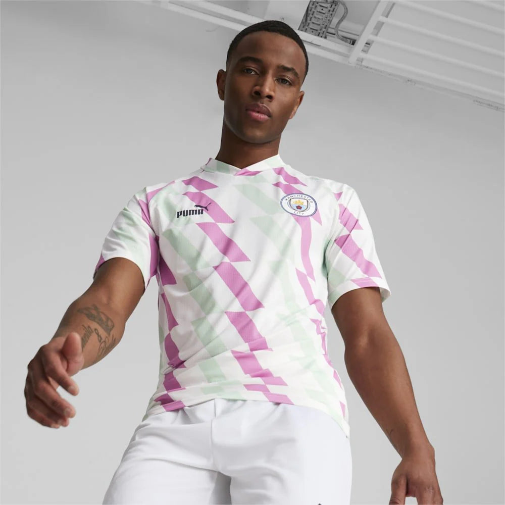 PUMA Manchester City Pre Match Jersey White