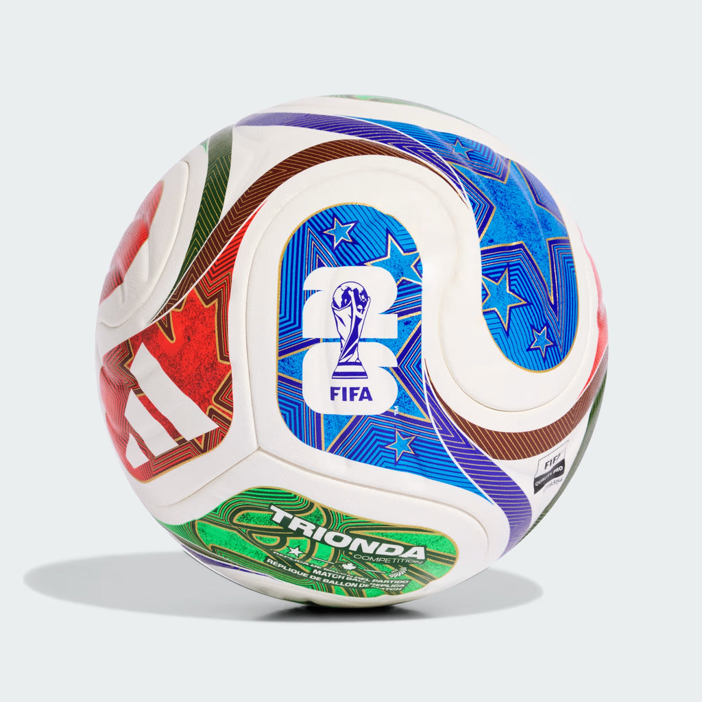 adidas FIFA World Cup 26 Trionda Competition Soccer Ball White Blue Red