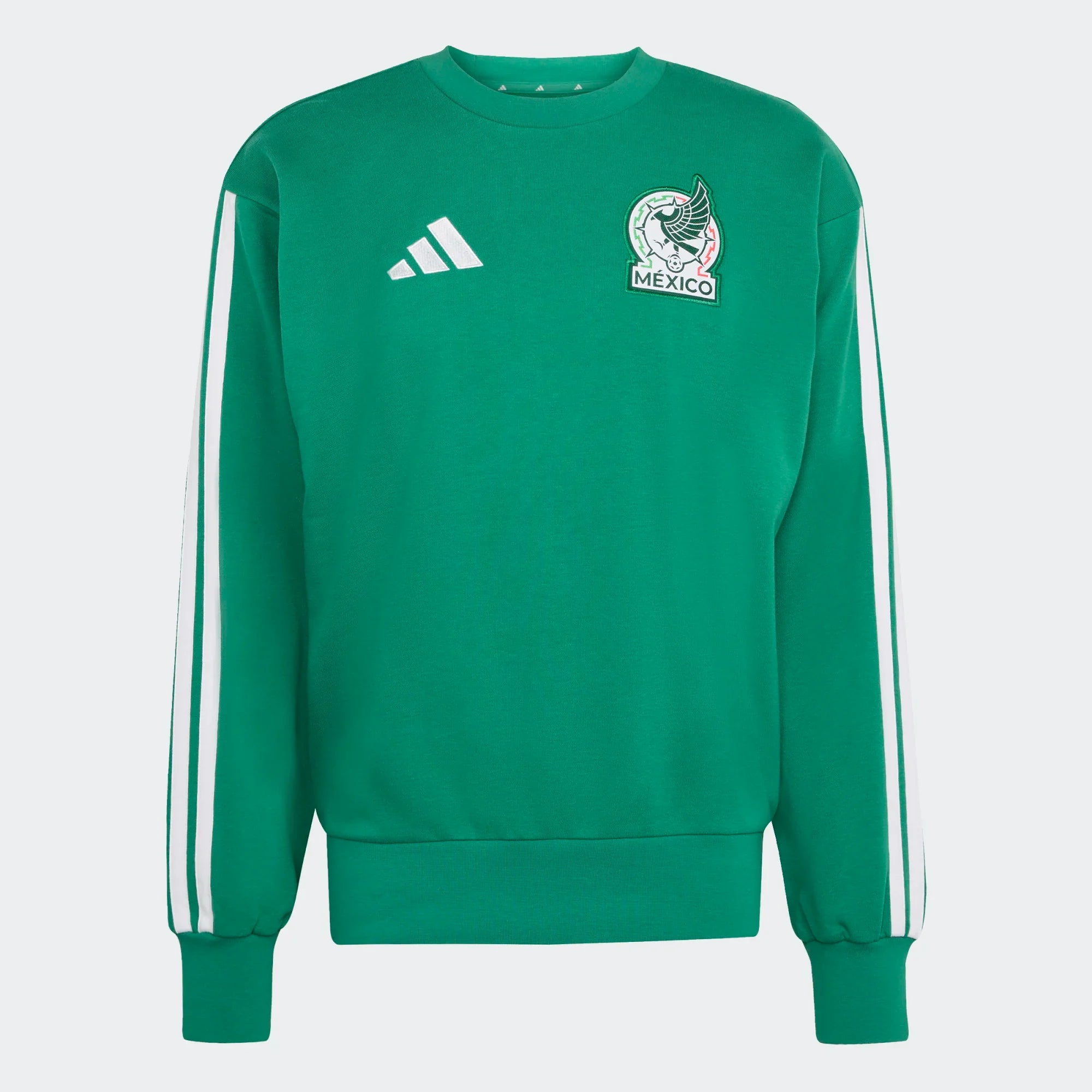 adidas Mexico DNA Mens Soccer Crew Sweat Green