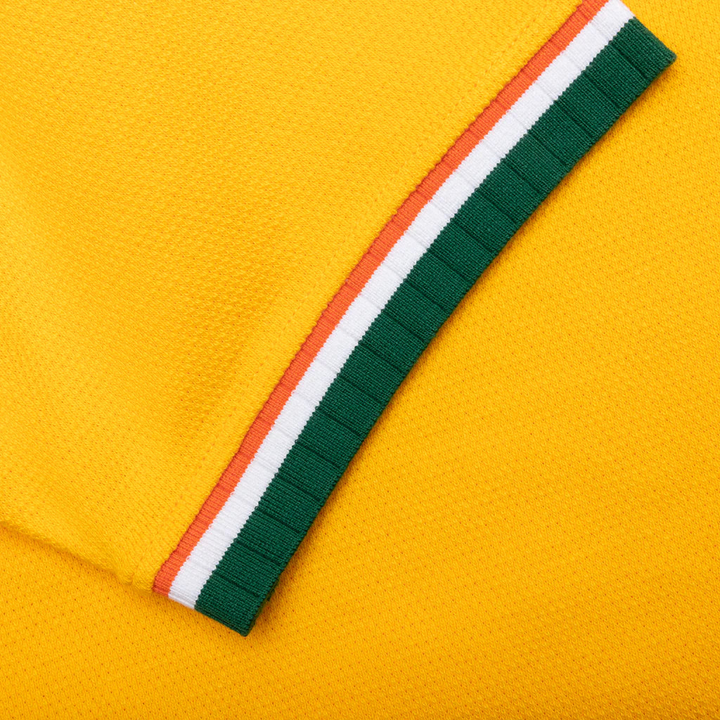 Textured Pique Polo Yellow