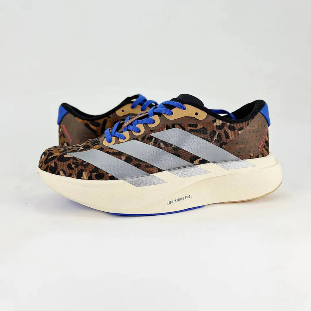 Adidas Adizero EVO SL Marrom Cinza Metálico Azul Lúcido