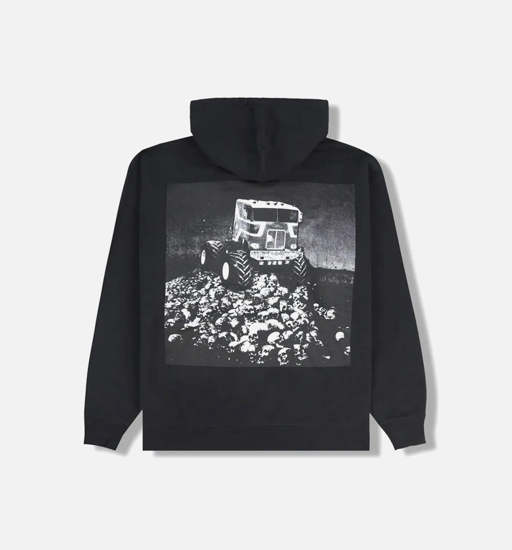 Off Road Pullover Mens Hoodie Black Red