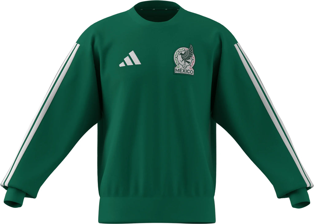 adidas Mexico DNA Mens Soccer Crew Sweat Green