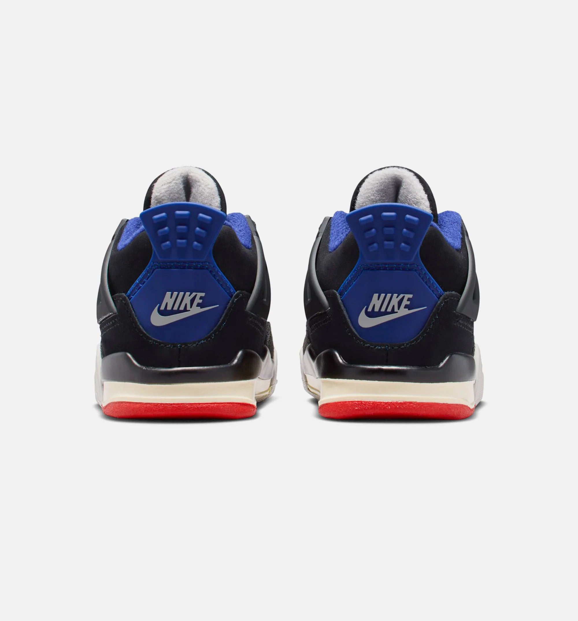 Air Jordan 4 Retro Rare Air Infant Toddler Lifestyle Shoe Black Fire Red Deep Royal Blue