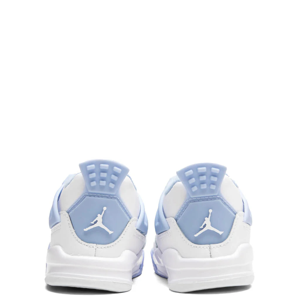 Air Jordan 4 Retro Aluminum TD White Aluminum Blue Tint Oil Green