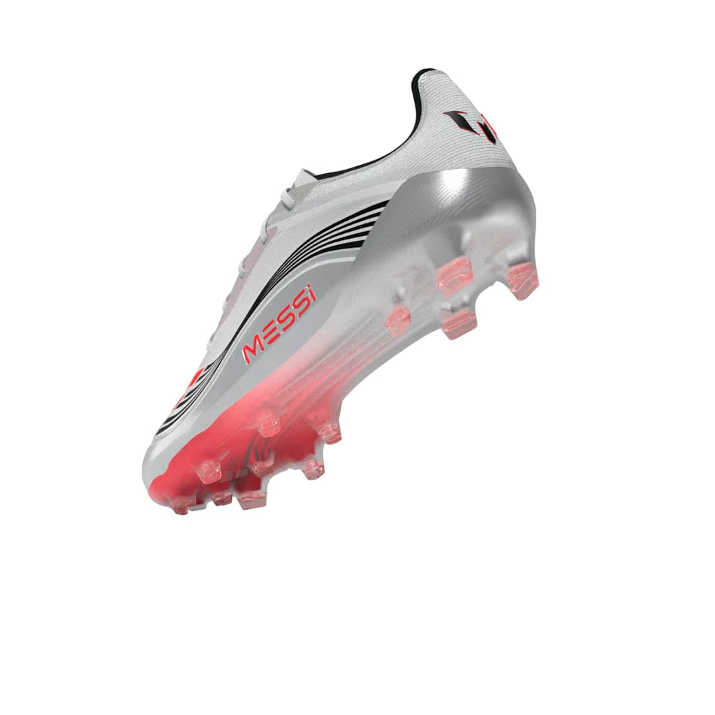 adidas F50 Messi Elite Firm Ground Soccer Cleats White Red