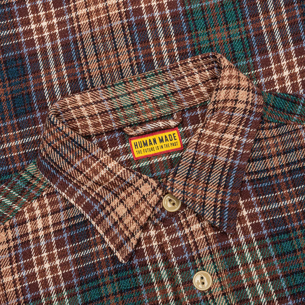 Check Shirt Brown