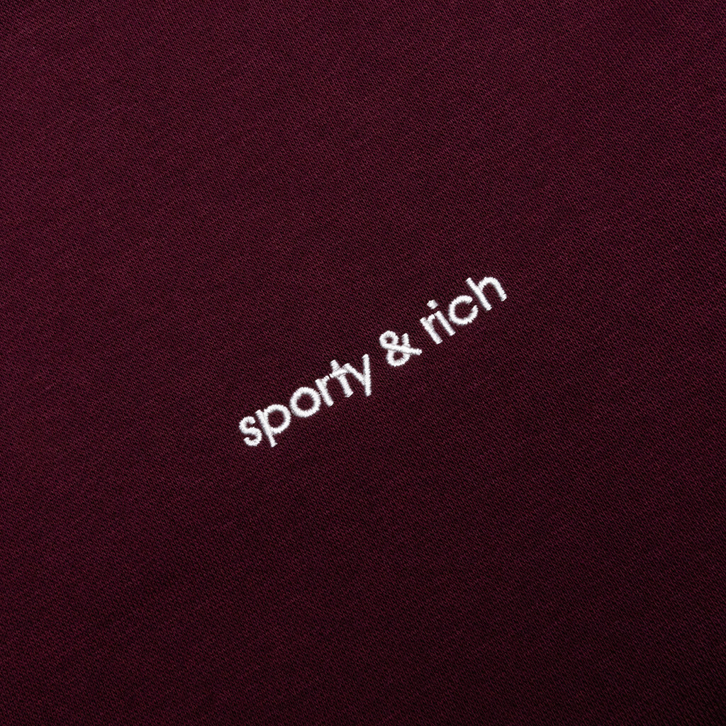 Adidas x Sporty Rich Sweatshirt Maroon