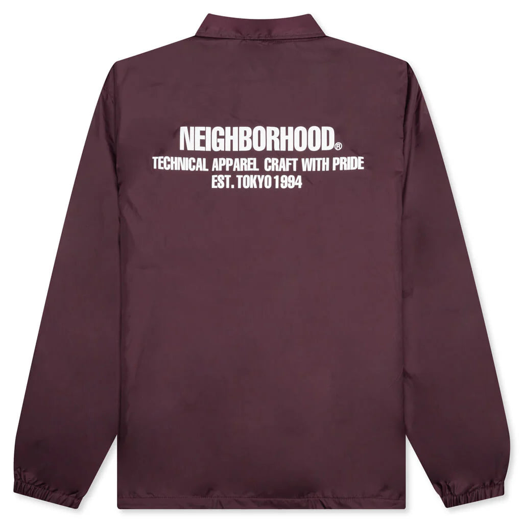 Windbreaker Jacket Burgundy