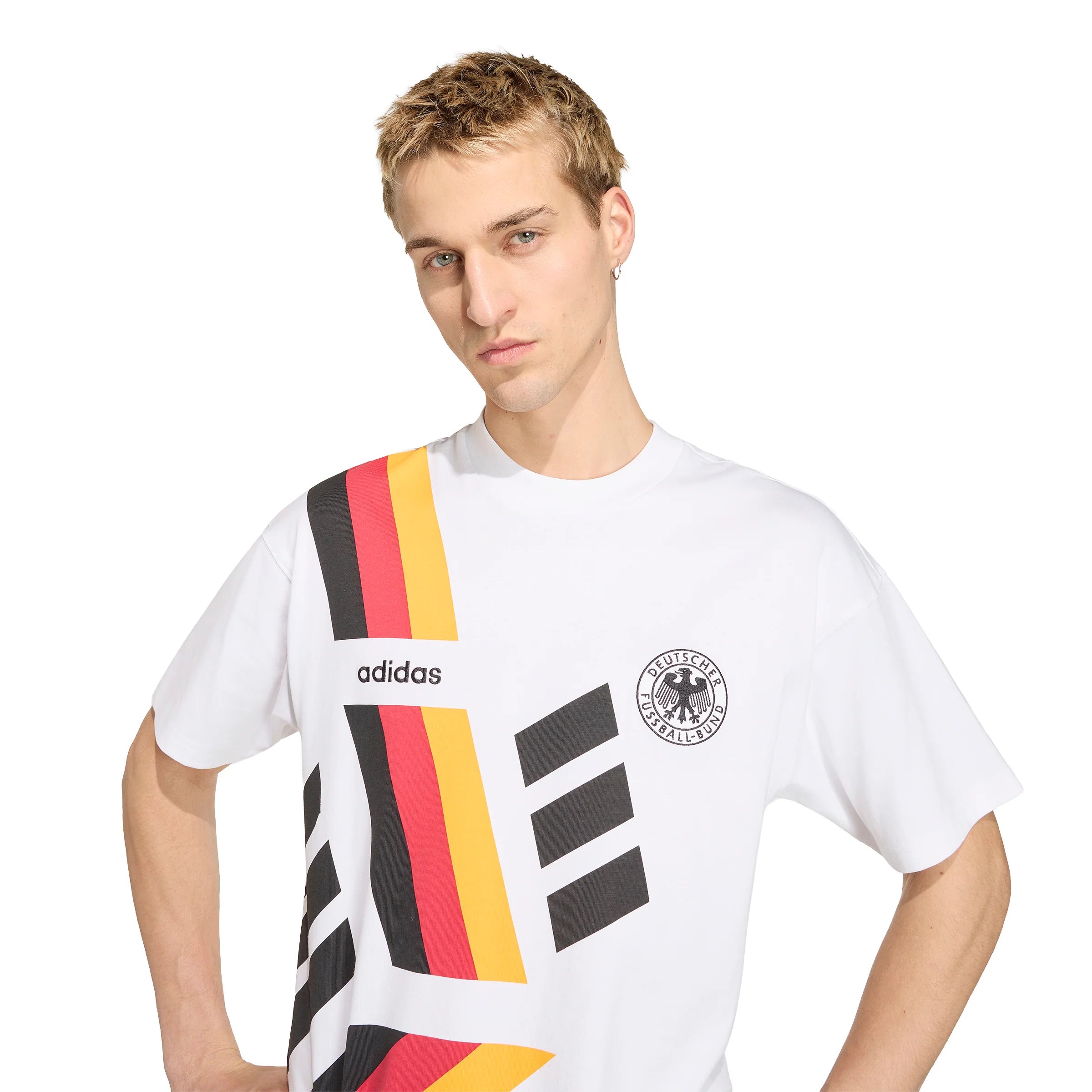adidas Germany Mens Soccer T Shirt 1994 White