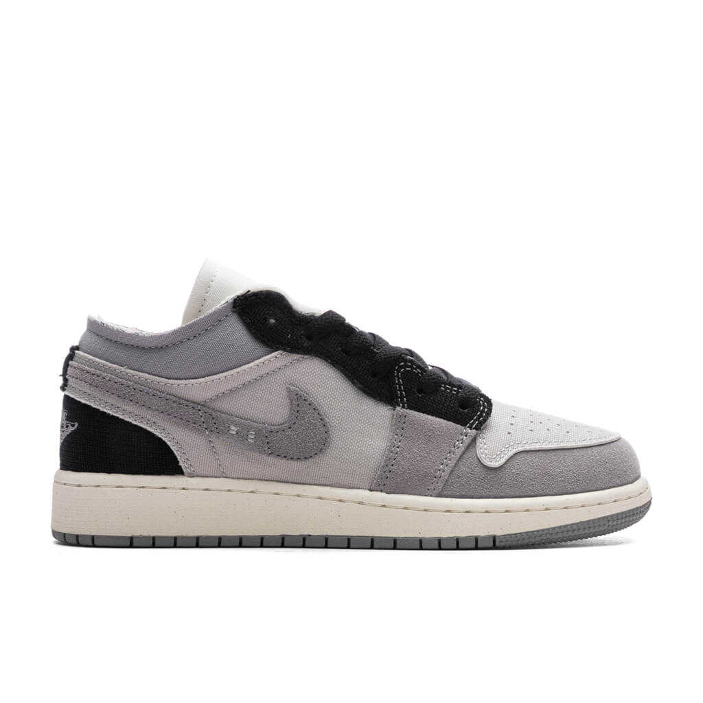Air Jordan 1 Low SE GS Tech Grey Black Cement Grey
