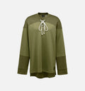 Puma Rihanna Fenty Hockey Tee with Front Lacing Mens Olive Branch
