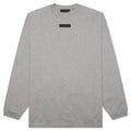 L S Tee Dark Heather Oatmeal