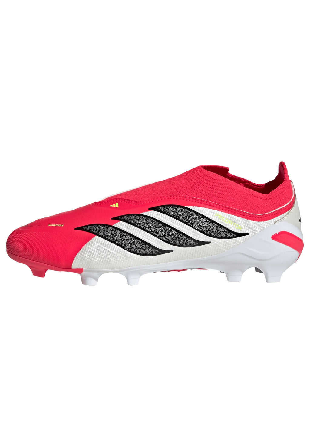 adidas Predator League Laceless FG Firm Ground Youth Soccer Cleats Red Black White
