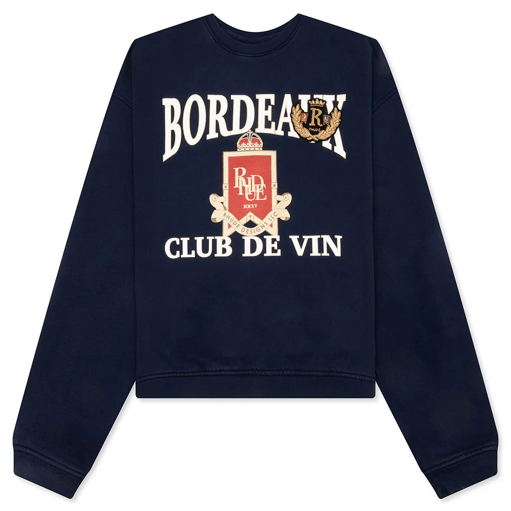 Bordeaux Crewneck Navy