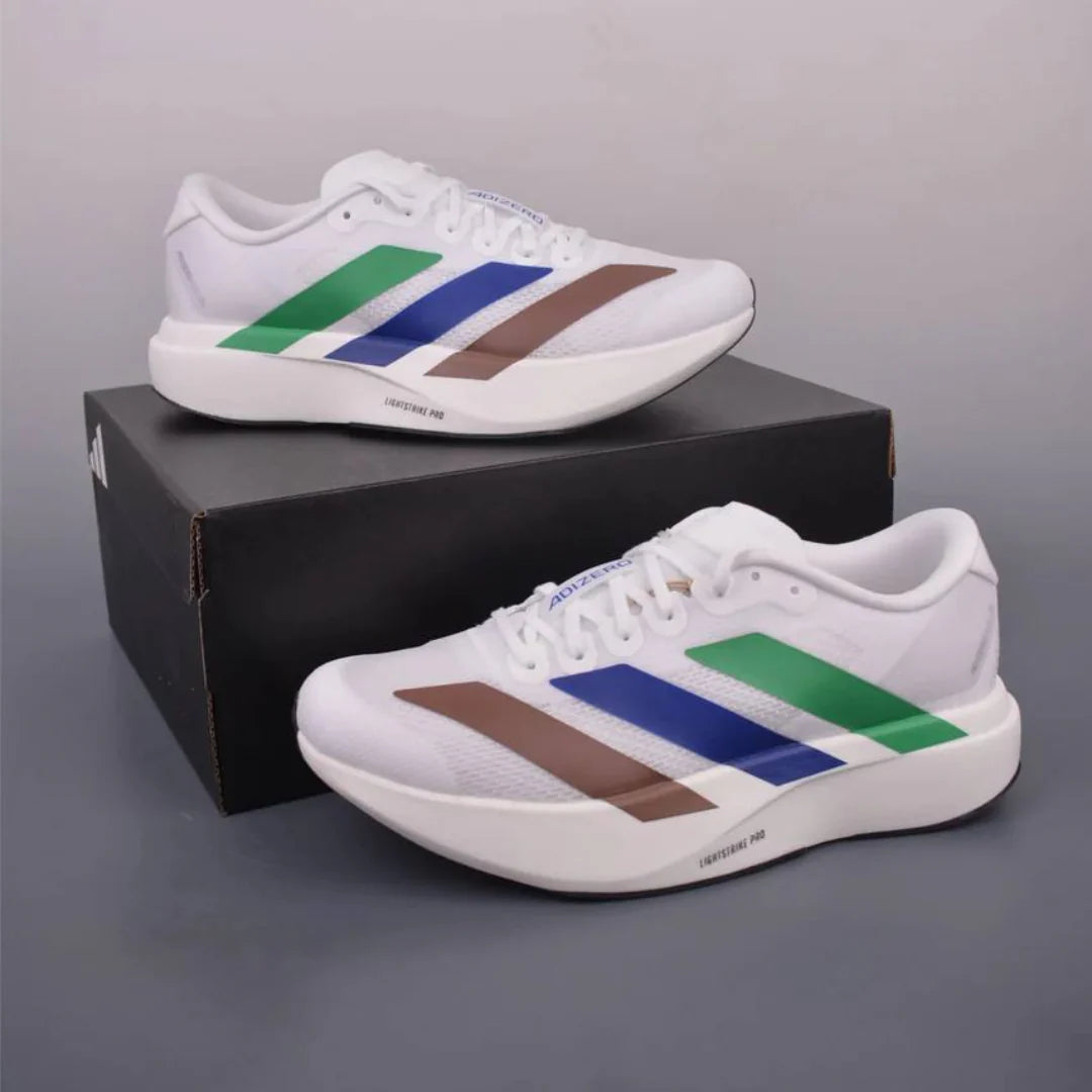 Adidas Adizero EVO SL Branco Verde Azul Marrom