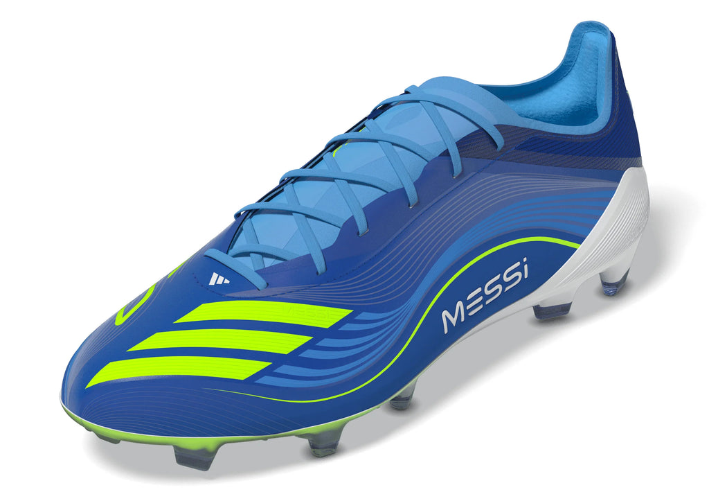 adidas F50 Messi Elite FG Mens Soccer Cleats Royal Blue Yellow Blue