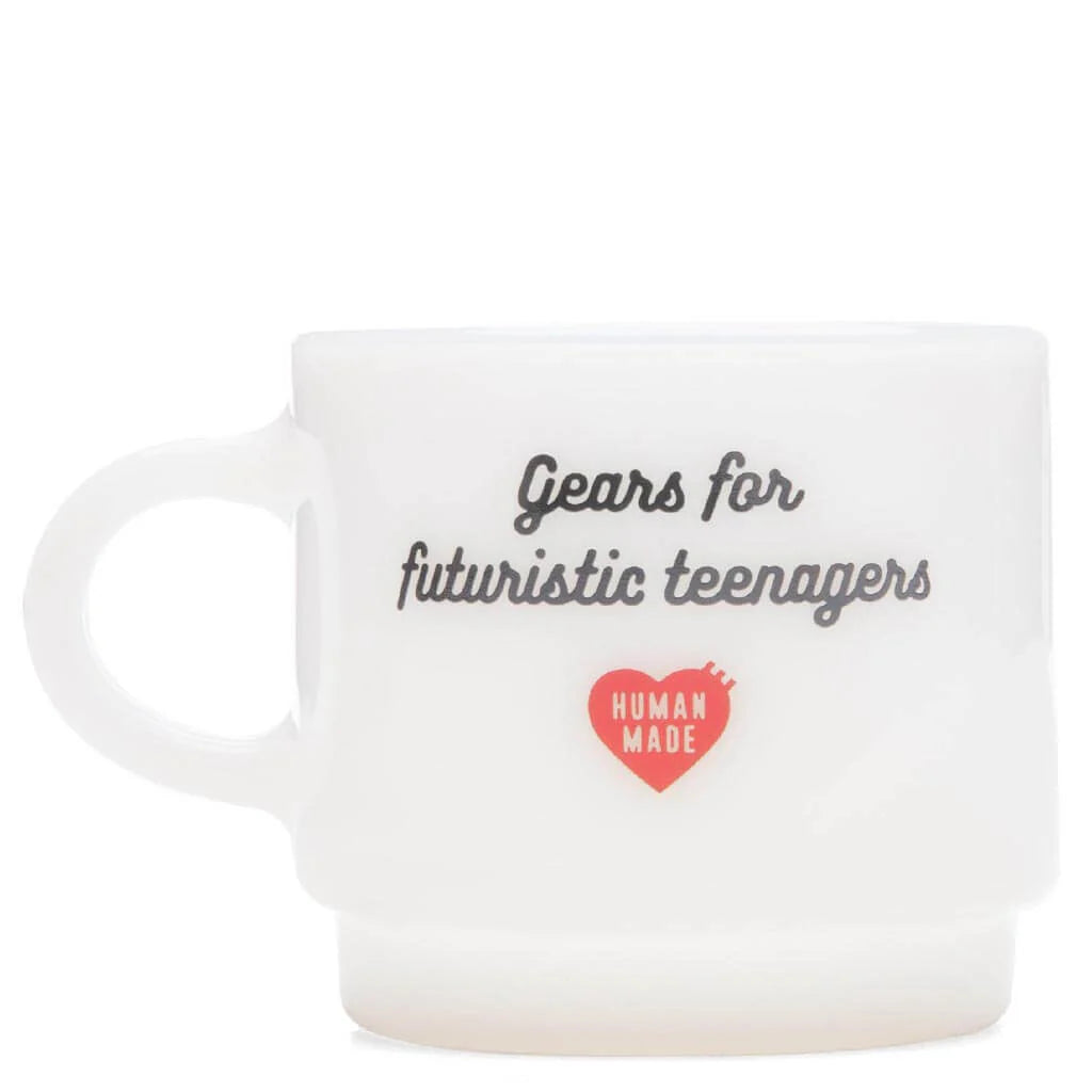 Dachs Glass Mug White