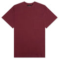 Jersey Braque Pocket Tee Burgundy