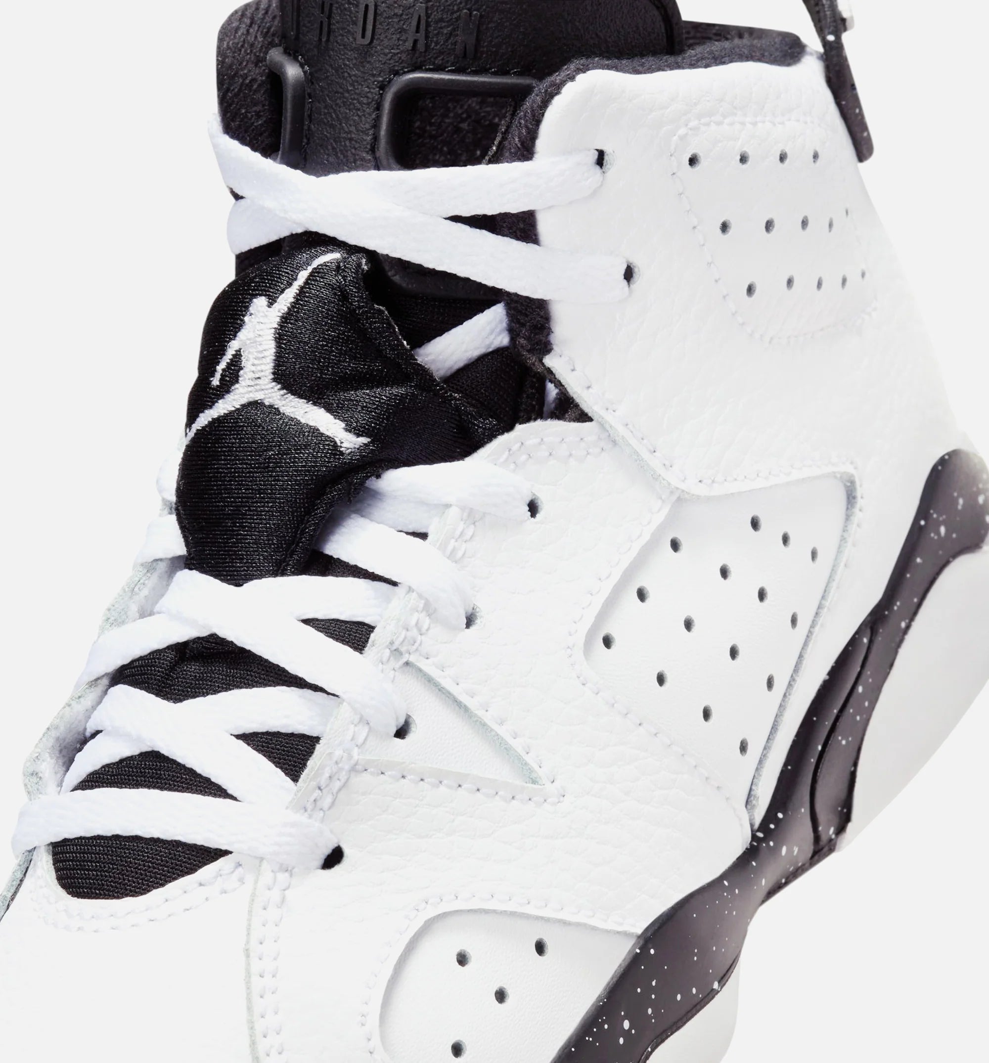 Air Jordan 6 Retro White Black Preschool Lifestyle Shoe White Black