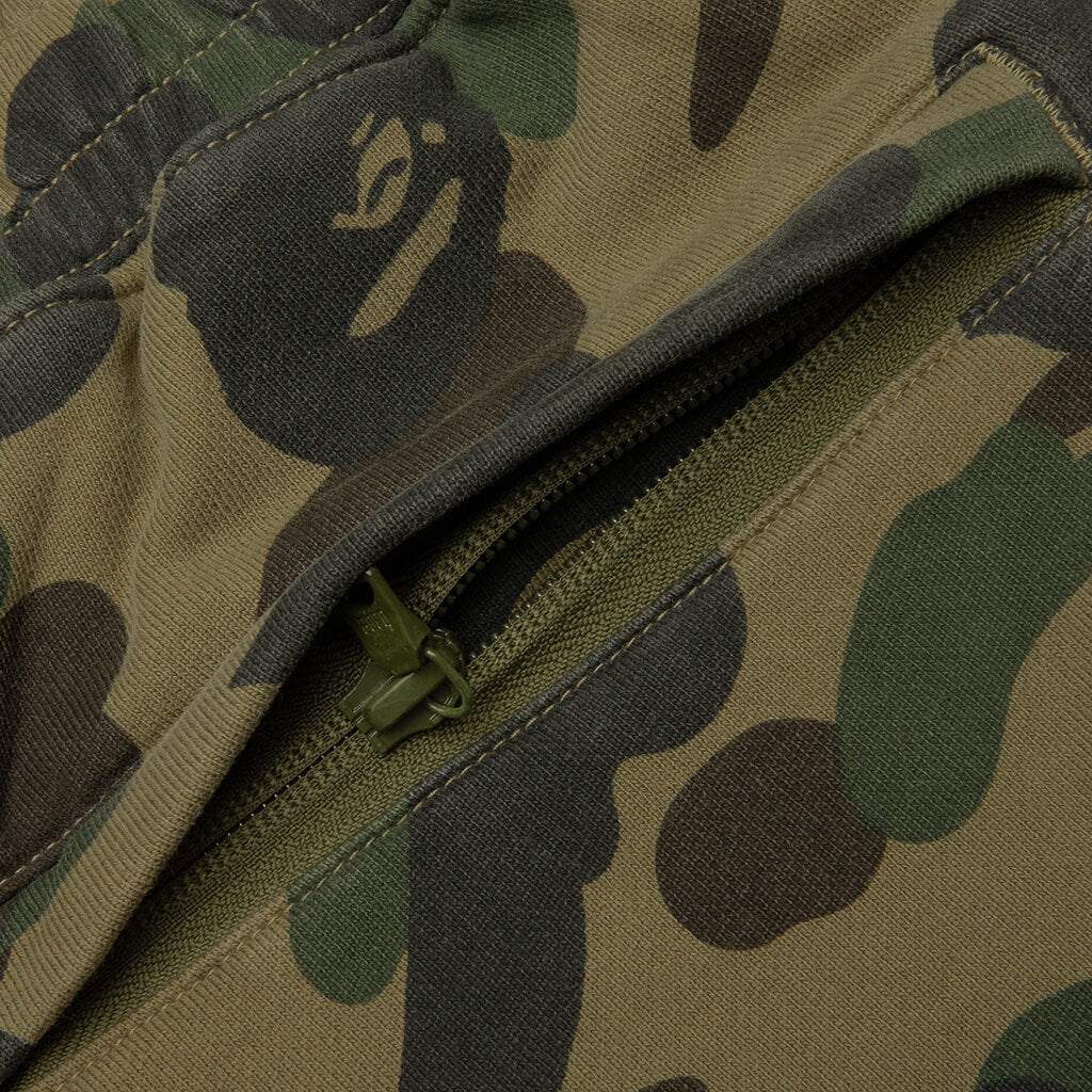 1st Camo One Point Relaxed Fit Sweat Pants Green