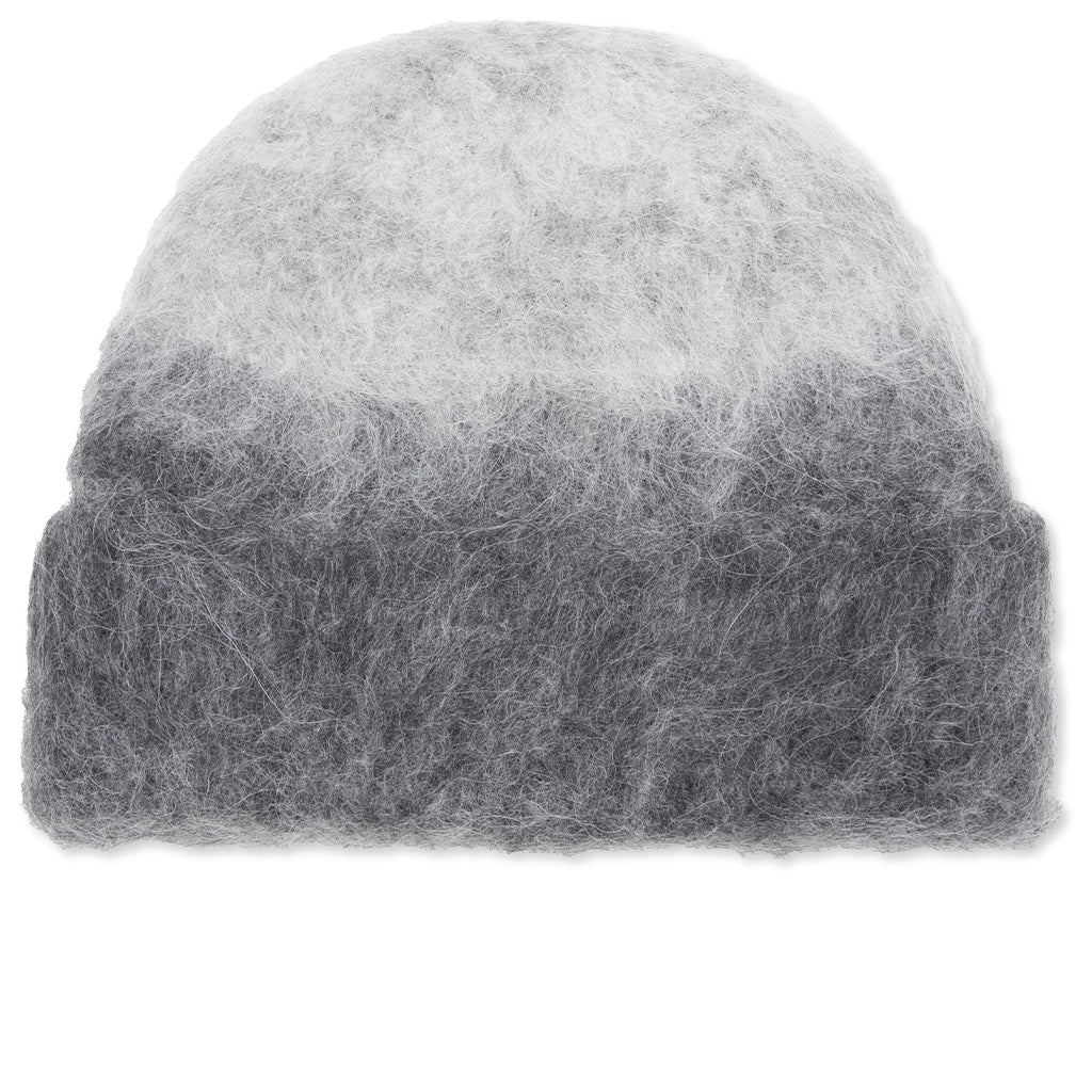 Ombre Knit Beanie Light Grey