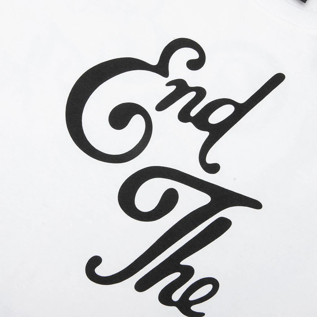 End The Loungechair T Shirt White